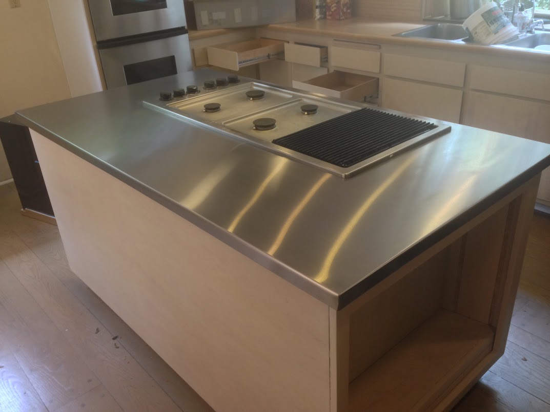 stainless countertops